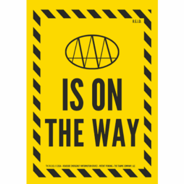 “Is on The Way” Clip On Panel