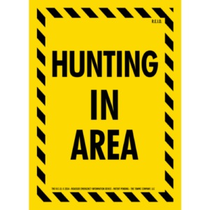 "Hunting In Area" Panel